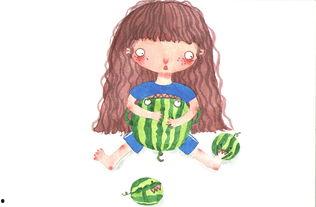 坐等夏天吃瓜,静待炎炎夏日，尽享清凉美味时光